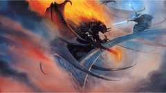 Fantasy wings Balrog Gandalf