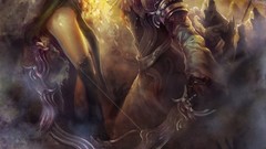 Fantasy woman knight