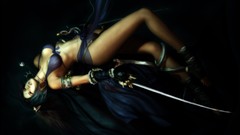 Fantasy woman Swords bra fantasy art
