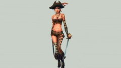 Fantasy woman tattoos artwork digital art portraits Simple 