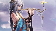 Fantasy woman tattoos skies artwork fantasy art