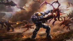 Fantasy Zerg science fiction starcraft battles video games 