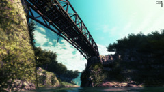 Far Cry Bridge video game art video games