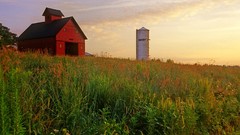 Farm illinois Kane silos