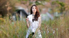 Fashion Actress asians stills brunettes models photo shoot 