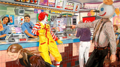 Fast food Guns costume