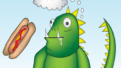 Fat dinosaur high Animals