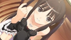 Fault anime girls brunettes tony taka game cg underwear panties 