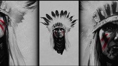 Feathers India Photo manipulation artwork Native Americans
