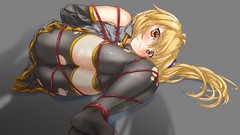 Feet ass clothes blondes blush anime girls bondage vocaloid 