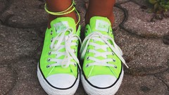 Feet Green Shoes Converse All Star body parts