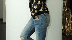 Feet jeans Carmen Electra high heels