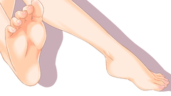 Feet Simple Background