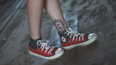 Feet sneakers Shoes Converse tattoos All Star body parts