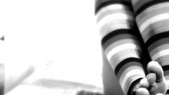 Feet socks grayscale monochrome