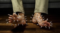 Feet weird pin artwork