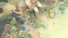 Feet woman Anime swimsuits