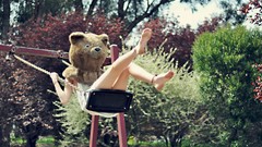 Feet woman Bears legs soles