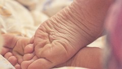 Feet woman legs soles