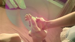 Feet woman legs soles