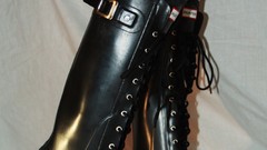 Feet woman Shoes clothes legs boots