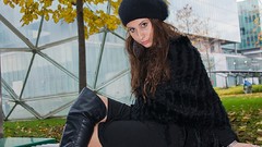 Feet woman Shoes clothes legs boots