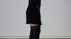 Feet woman Shoes clothes legs boots