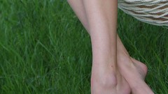 Feet woman swing Irina B