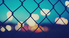 Fences bokeh Chain Link Fence