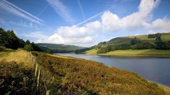 Fences fields rivers forests skylines