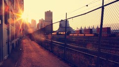 Fences paths cityscapes