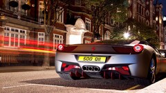 ferrari 458 Car vehicle long exposure Ferrari numbers