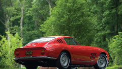 Ferrari Car red cars vehicle oldtimer oldtimers numbers Trees