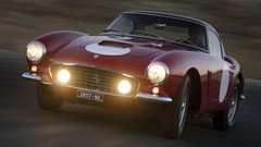 Ferrari red cars vintage cars