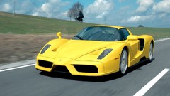 Ferrari Supercars Italian ferrari enzo yellow cars