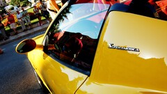 Ferrari yellow cars vehicle Car