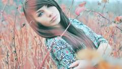 Fields blue eyes brunettes