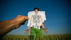 Fields skeletons Ben Heine Pencil Vs Camera