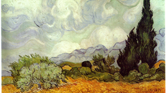 Fields wheat Vincent van