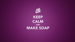 Fight Club purple background Keep Calm and