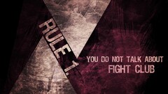 Fight Club purple Movies Typography grunge digital art
