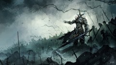 Fight Knights battlefield battles artwork fantasy art