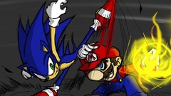 Fight Mario nintendo Sonic Super Mario bomber versus tails 