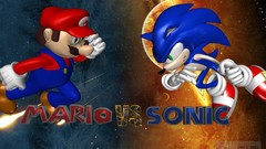 Fight Mario nintendo Sonic versus tails Luigi Sega Entertainment