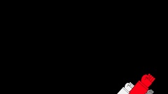 Fight minimalistic artwork