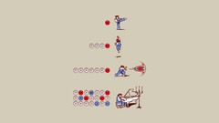 Fight piano funny minimalistic artwork