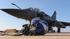 Fighter jets helmets