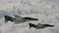 Fighter military jet aircrafts