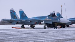 Fighter Russian su-27 flanker airforce