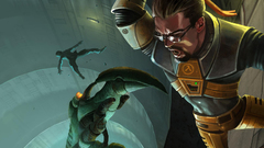 Fighting half-life Gordon Freeman